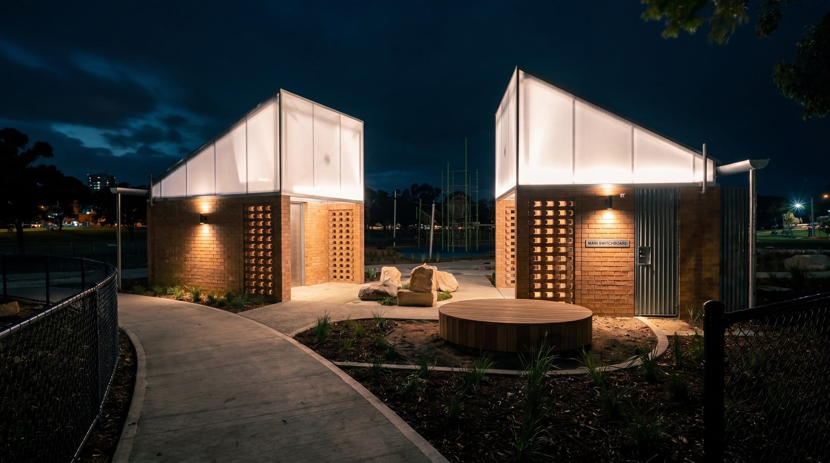 Parry Park Amenities Buildings